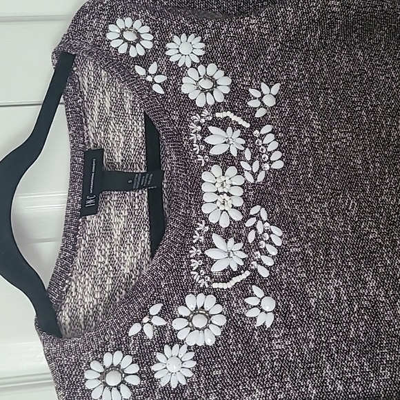 International concepts INC macys sweater embroidered nwot - Picture 2 of 4